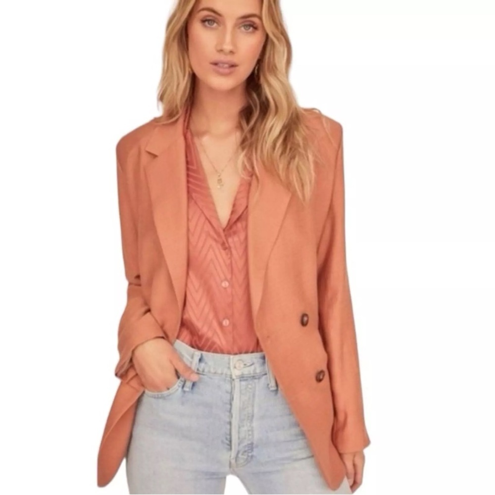 ASTR Allegra Oversized Blazer Clay Color-Size M